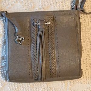 Brighton Tassel Leather Crossbody/Organizer